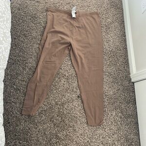 NWOT Tan leggings 4x
